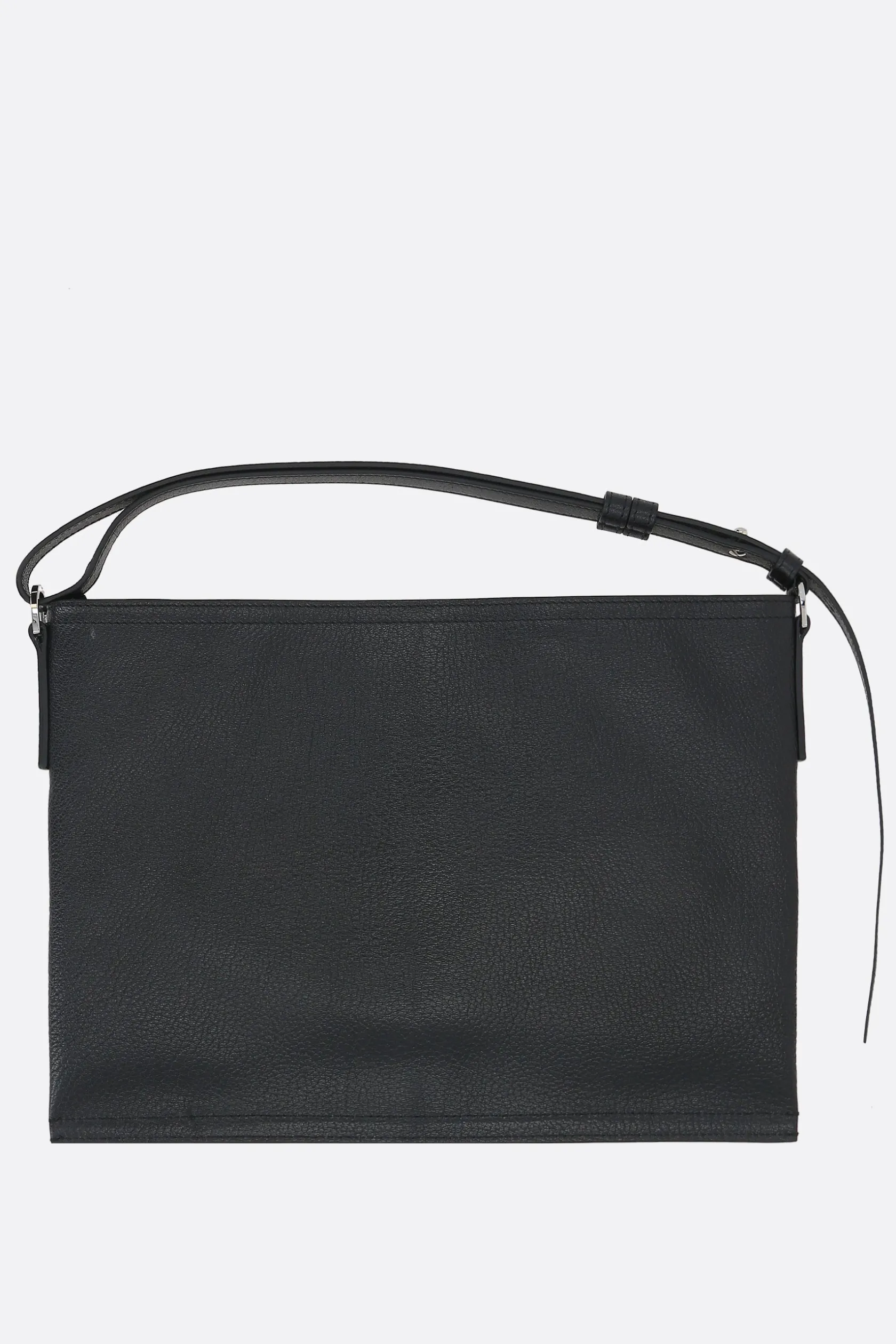 Borse A Mano>BORAGNO X 10 CORSO COMO borsa hobo Sharp small in pelle martellata Nero