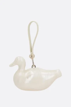 Borse A Mano>SIMONE ROCHA borsa Pearl Duck in Perspex Bianco