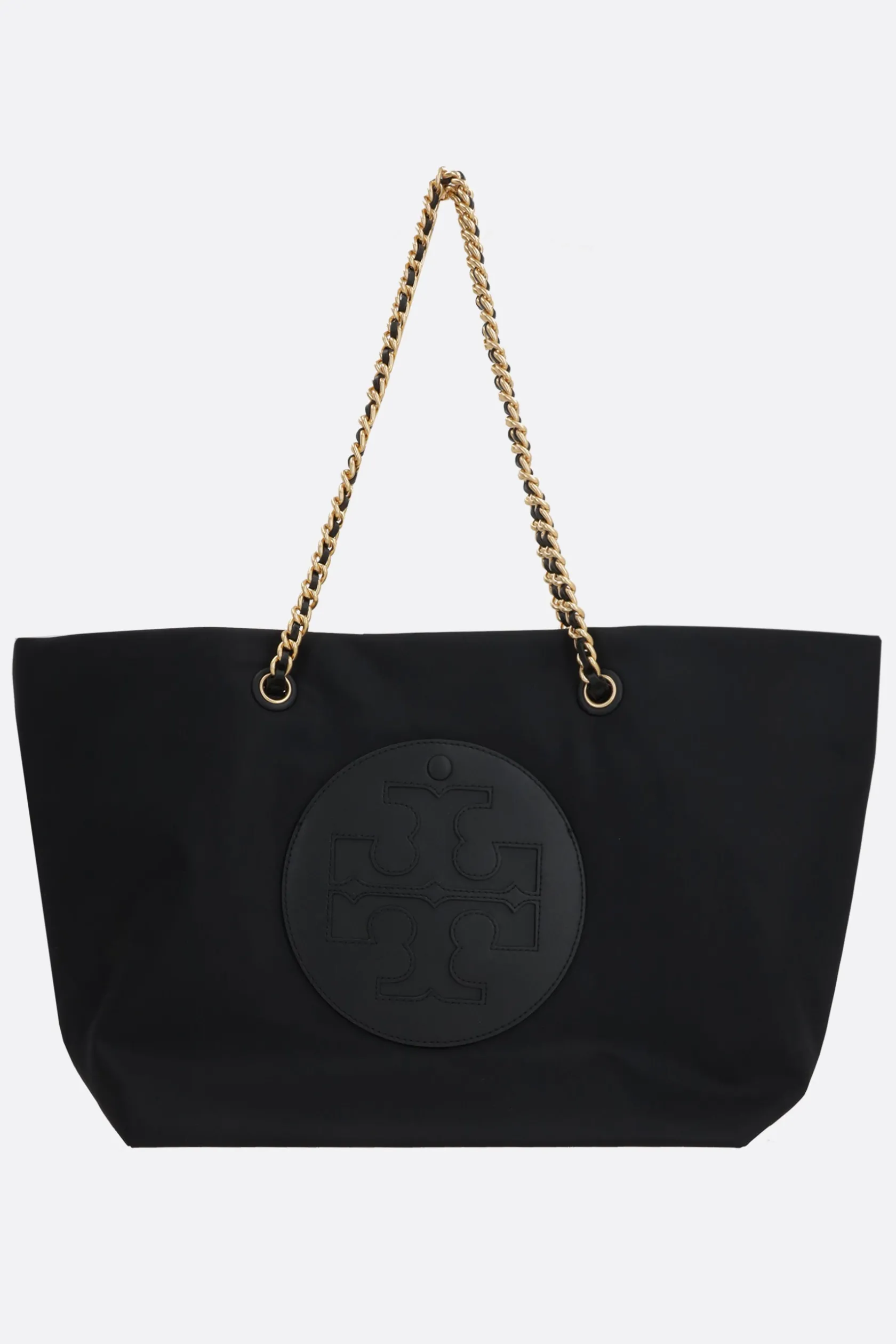 Borse A Mano>TORY BURCH borsa shopping Ella in nylon Nero