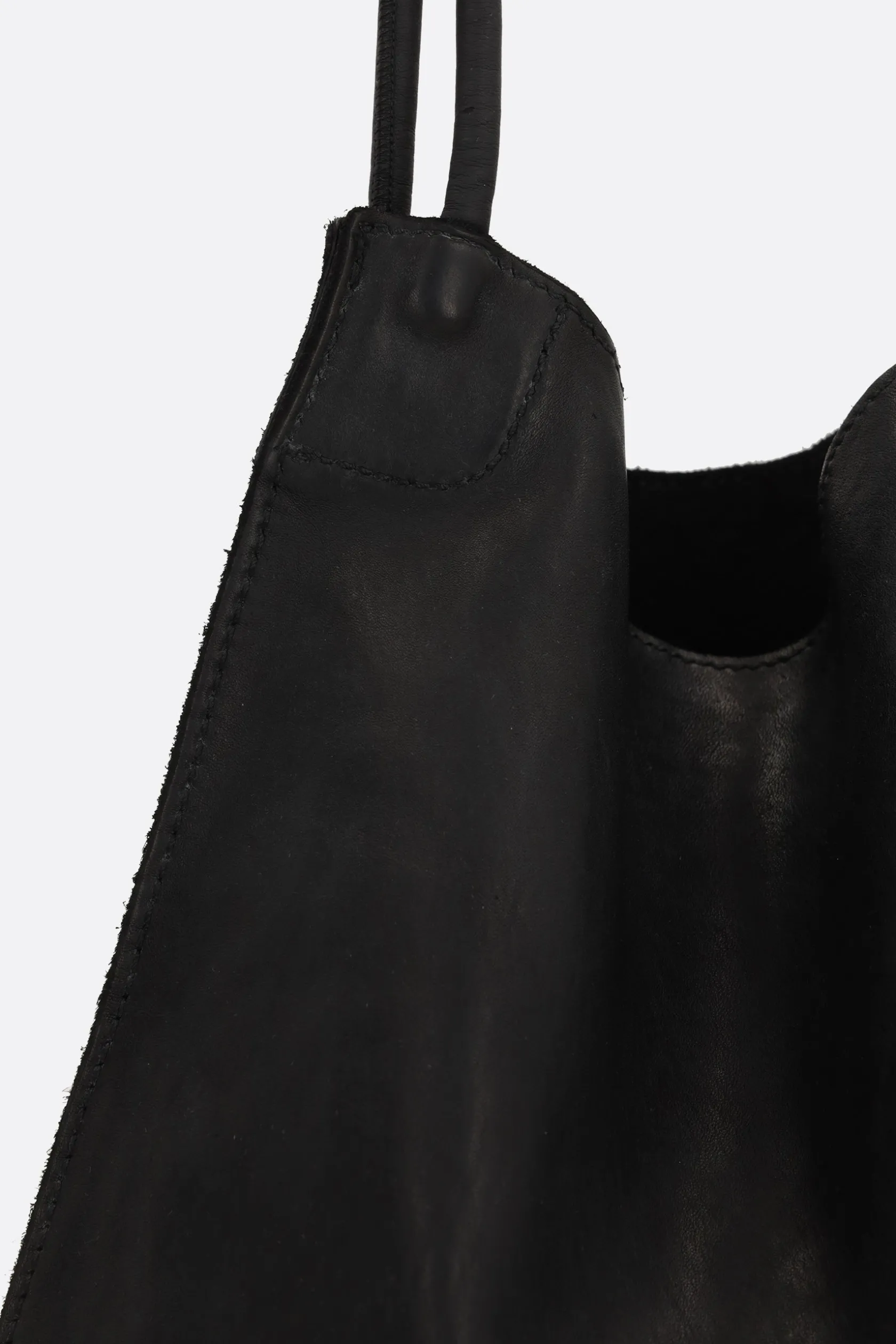 Borse A Mano>GUIDI borsa shopping in pelle liscia Nero