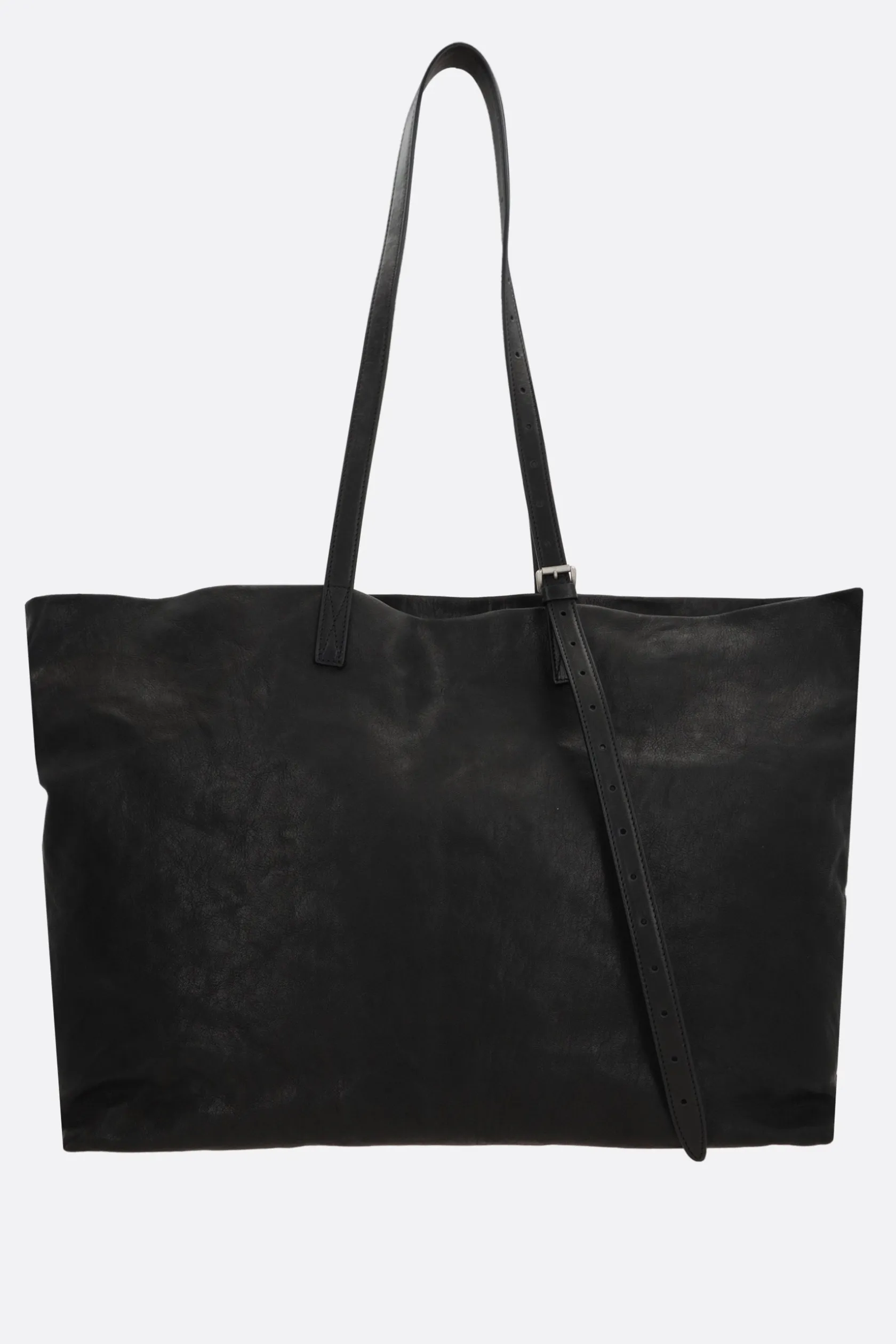 Borse A Mano>ANN DEMEULEMEESTER borsa tote Bes in nappa Nero