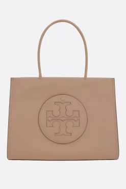 Borse A Mano>TORY BURCH borsa tote Ella Bio small in ecopelle Neutro
