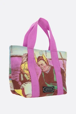 Borse A Mano>UNDERCOVER borsa tote in nylon stampa grafica Multicolor