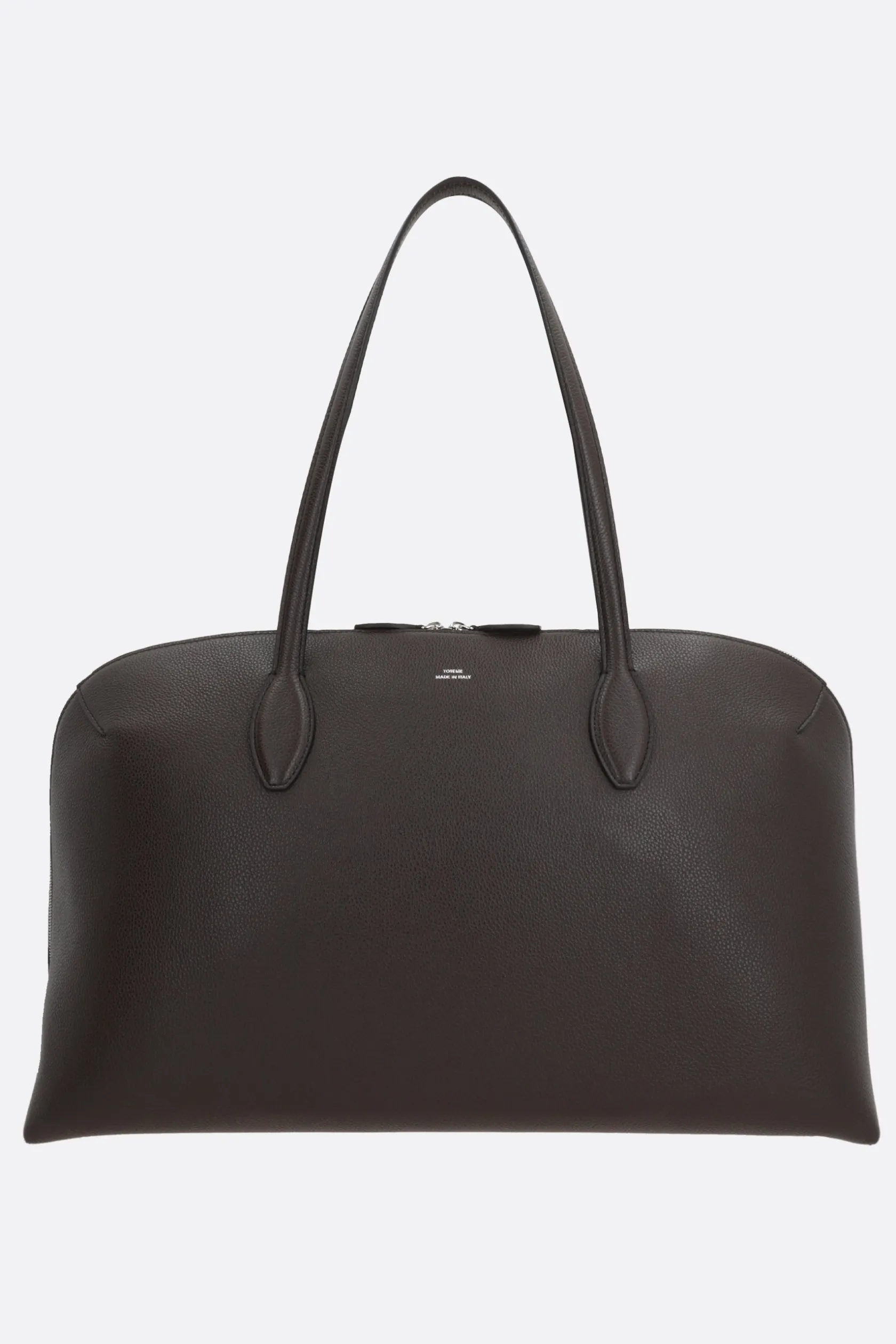 Borse A Mano>TOTEME borsa tote in pelle martellata Marrone