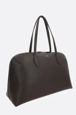 Borse A Mano>TOTEME borsa tote in pelle martellata Marrone