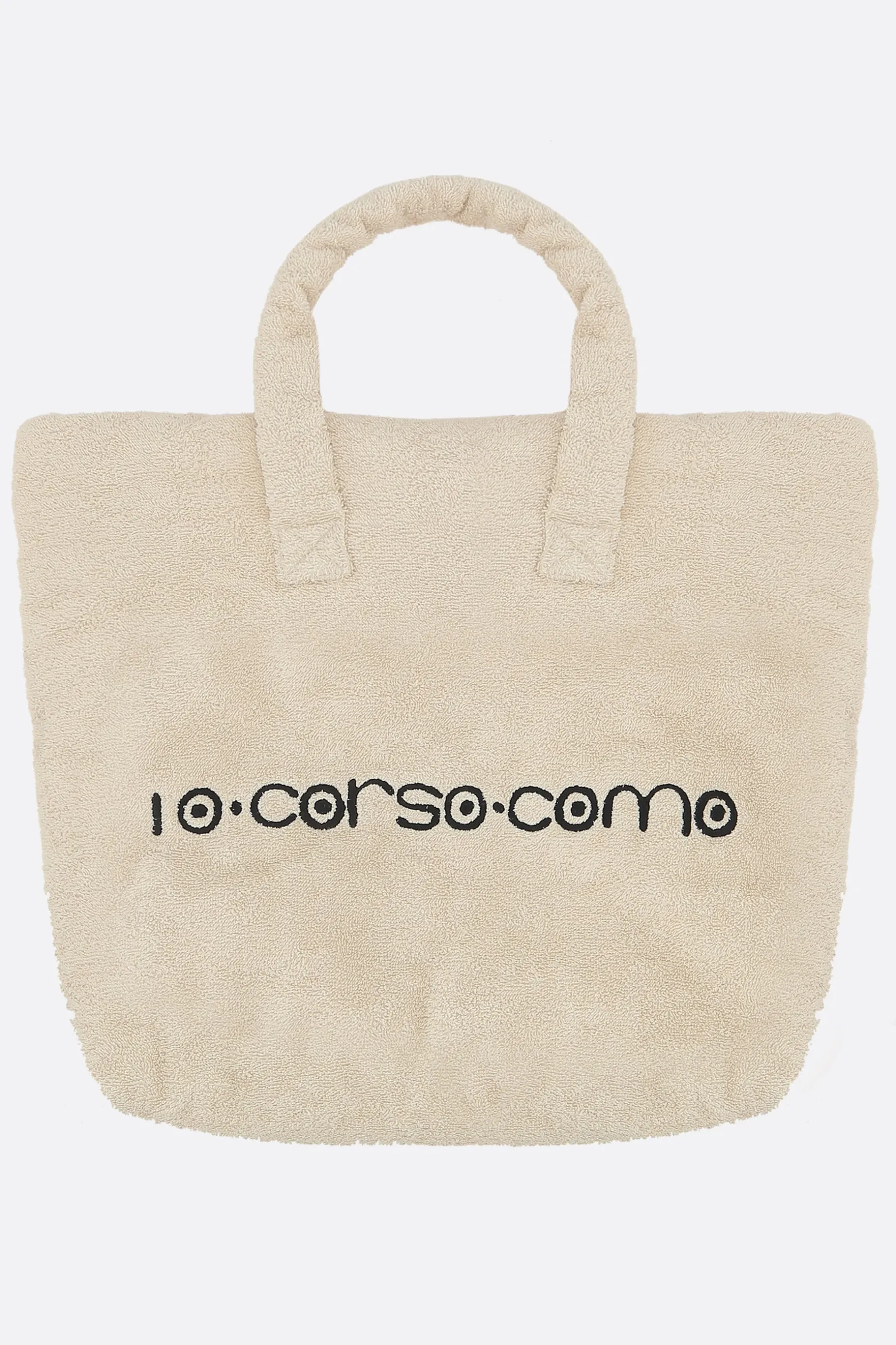 Borse A Mano>10 CORSO COMO borsa tote in spugna ricamo logo Neutro