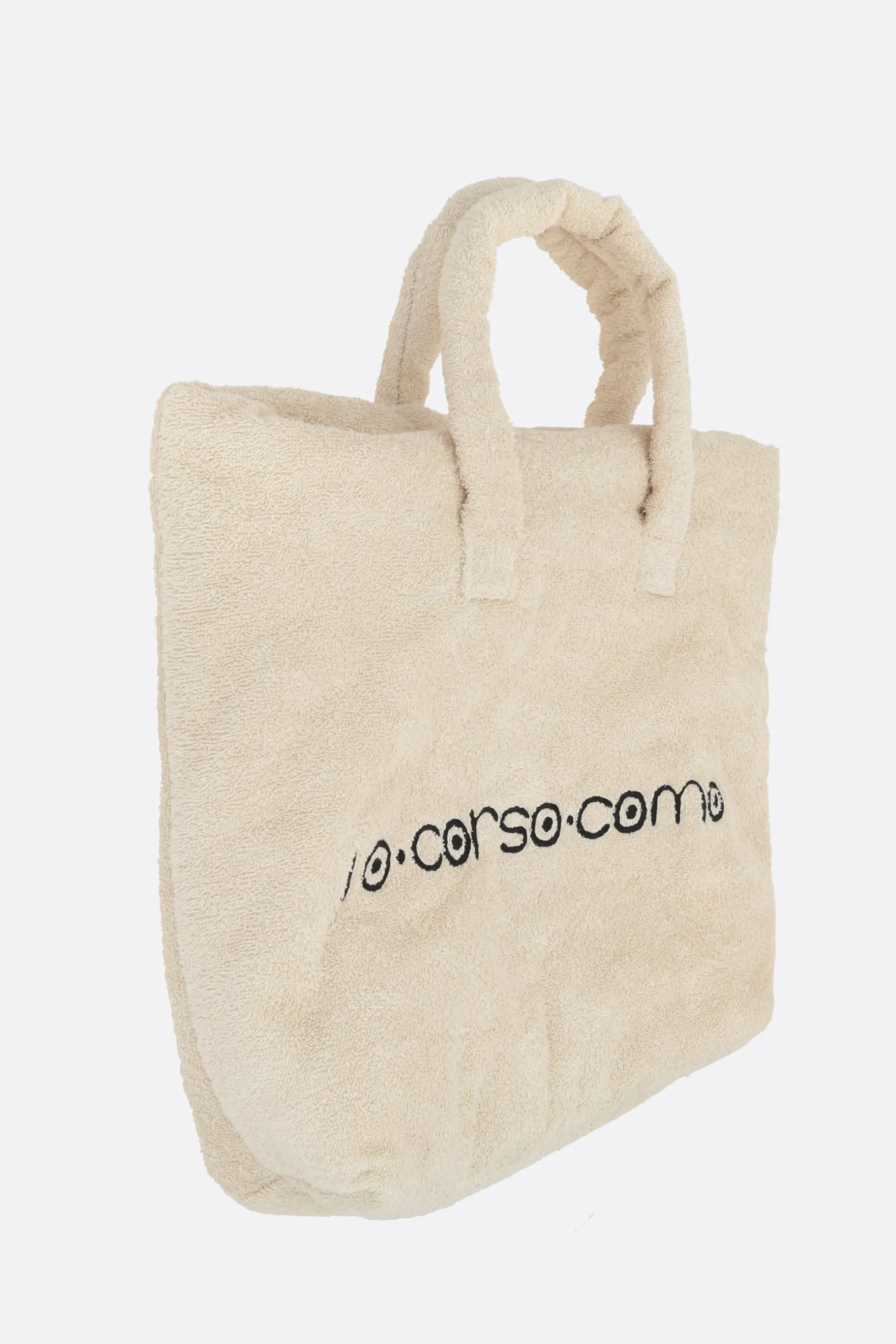 Borse A Mano>10 CORSO COMO borsa tote in spugna ricamo logo Neutro