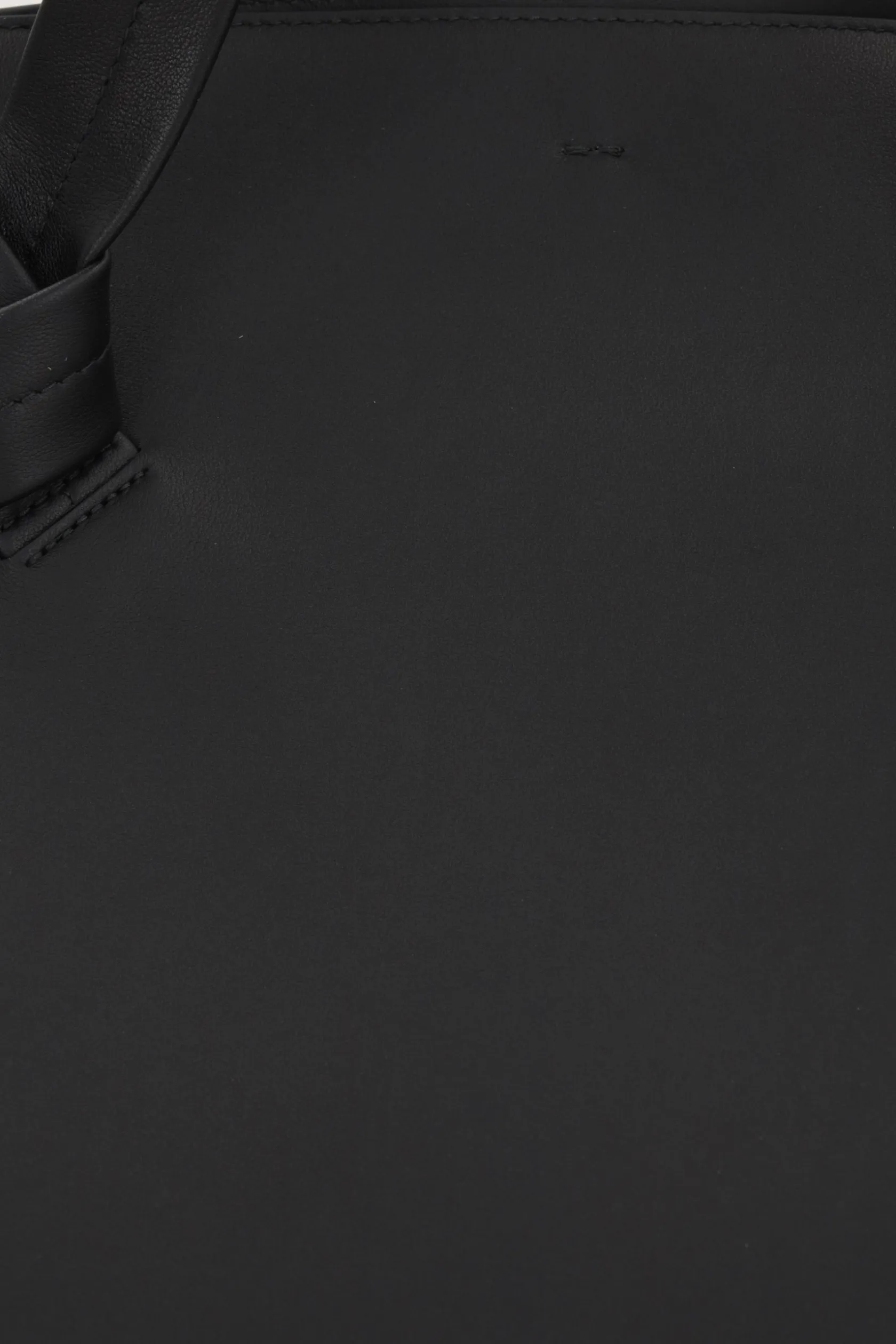 Borse A Mano>JIL SANDER borsa tote Knot large in pelle liscia Nero