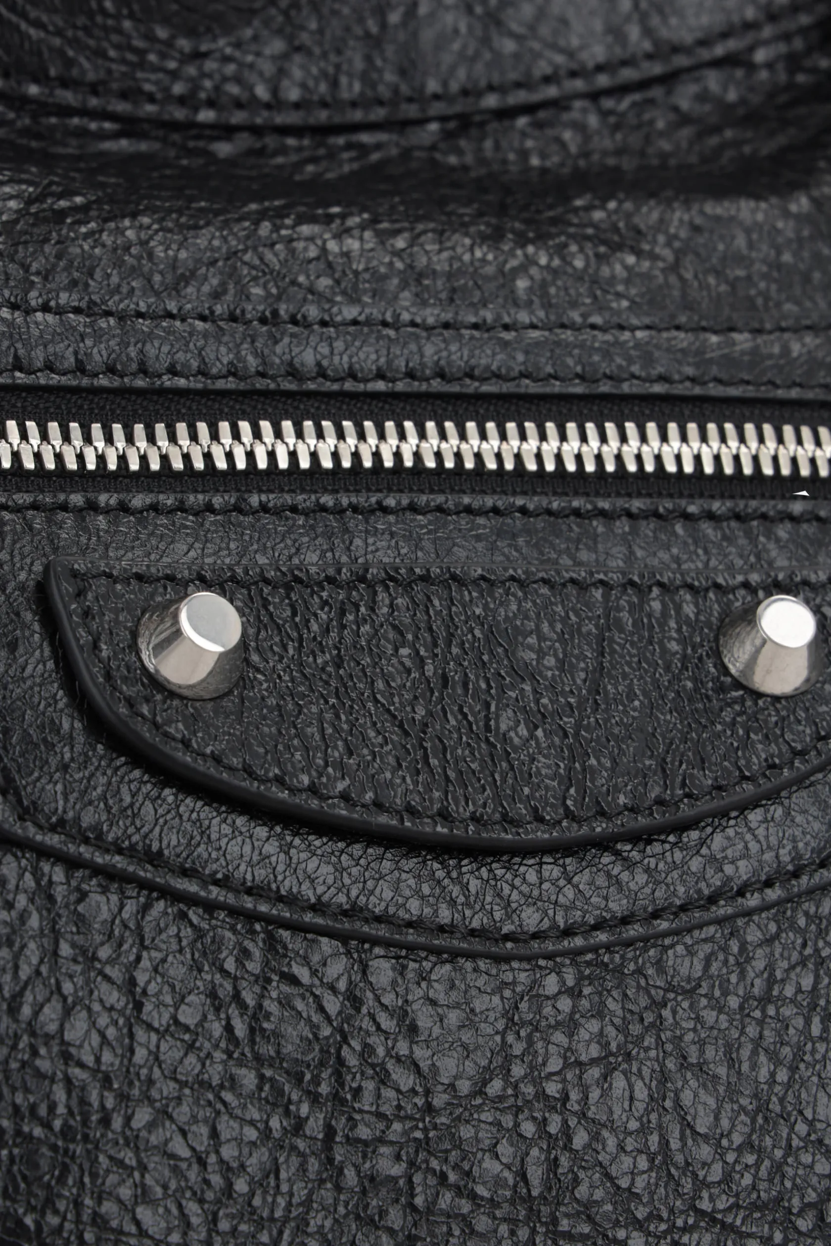 Borse A Mano>BALENCIAGA borsa tote Le City media in pelle Arena Nero