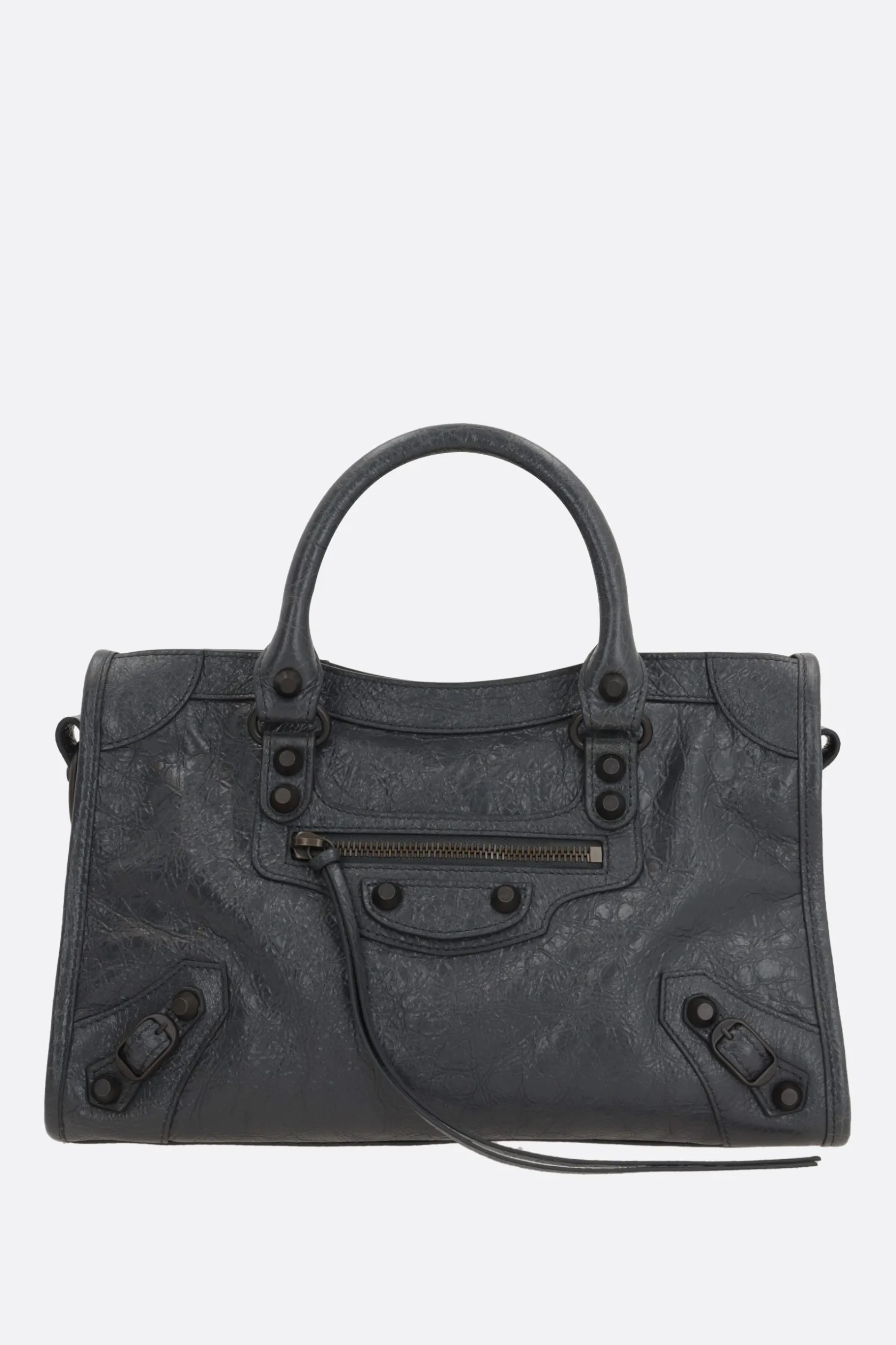 Borse A Mano>BALENCIAGA borsa tote Le City small in pelle Arena Storico Grigio
