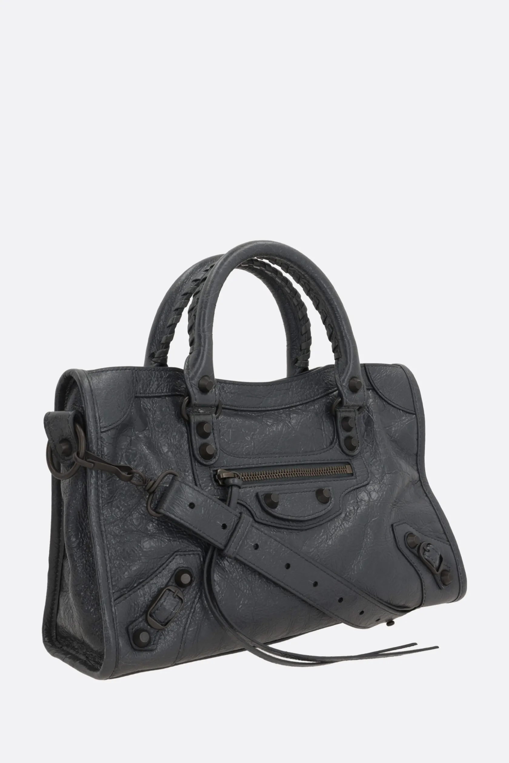 Borse A Mano>BALENCIAGA borsa tote Le City small in pelle Arena Storico Grigio