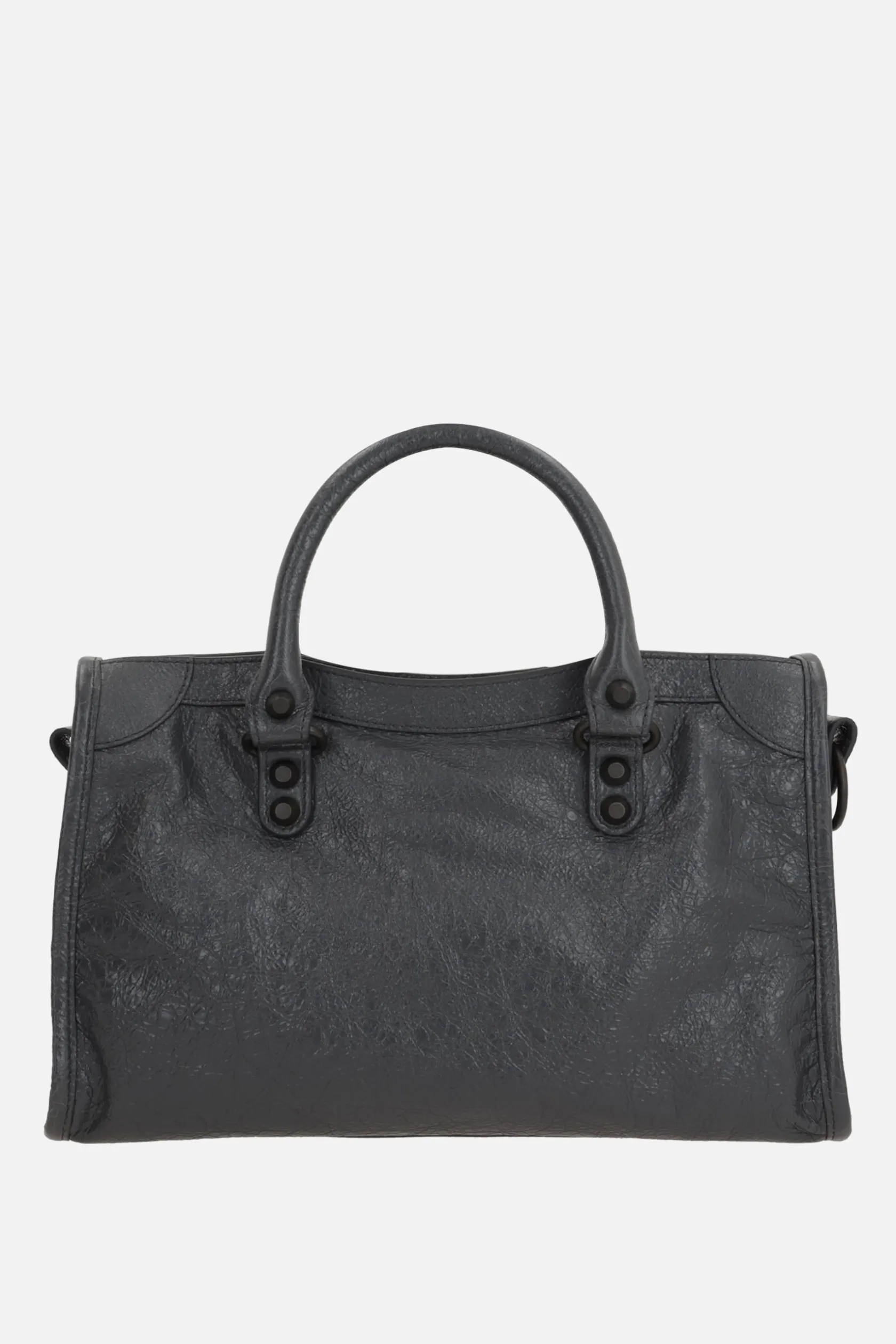 Borse A Mano>BALENCIAGA borsa tote Le City small in pelle Arena Storico Grigio