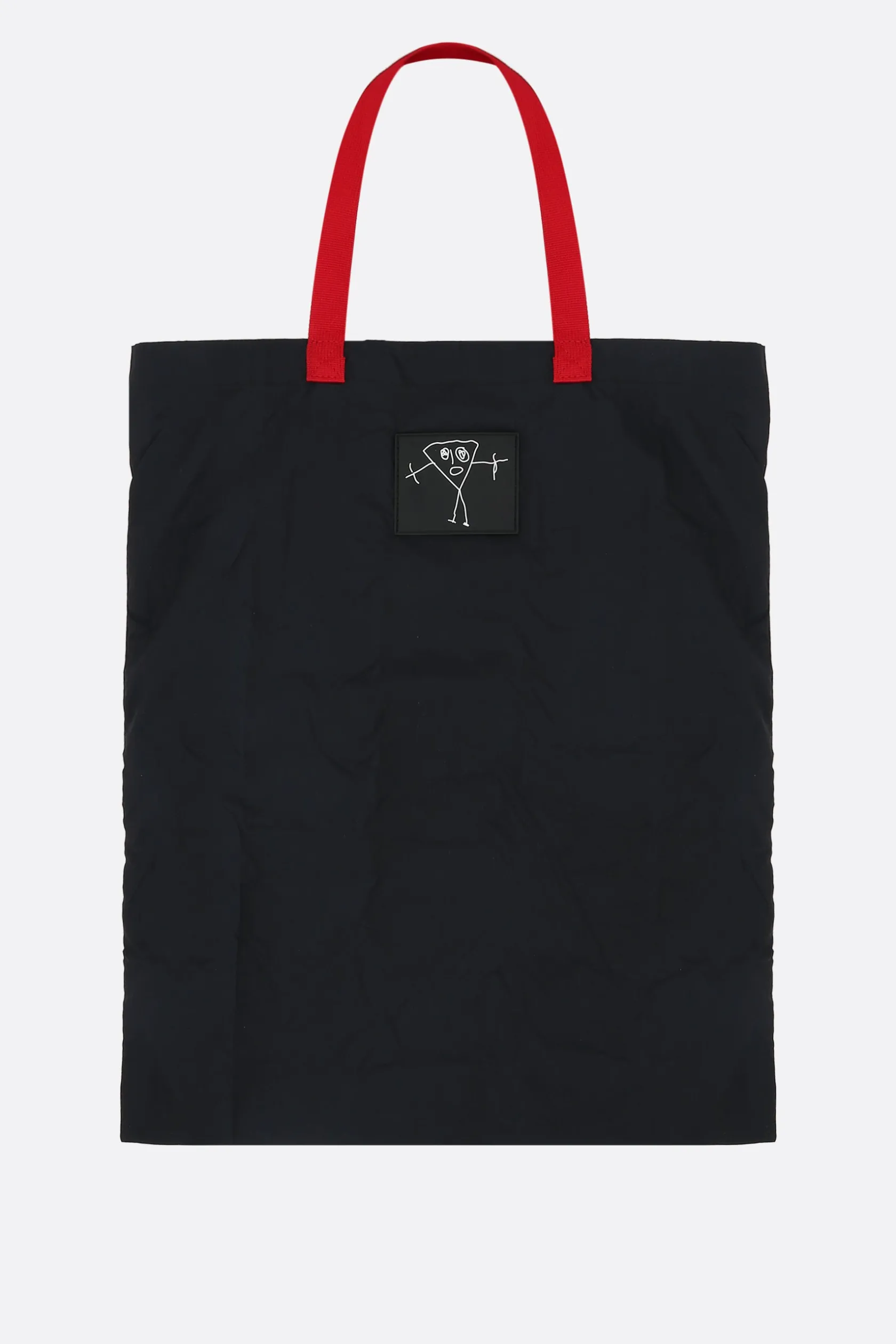 Borse A Mano>PLAN C borsa tote Pili & Bianca in nylon Nero
