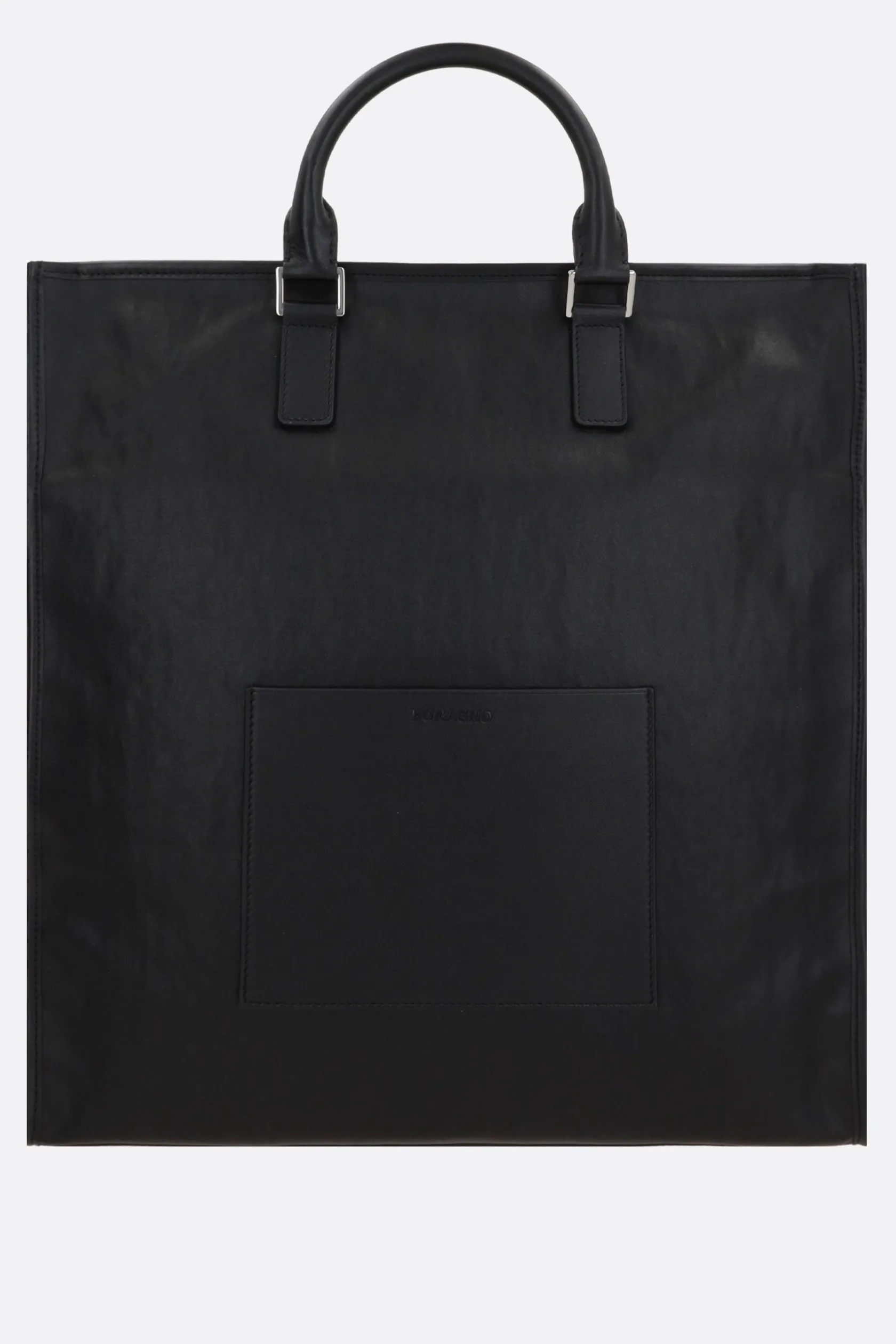 Borse A Mano>BORAGNO X 10 CORSO COMO borsa tote Remo in nylon riciclato Nero