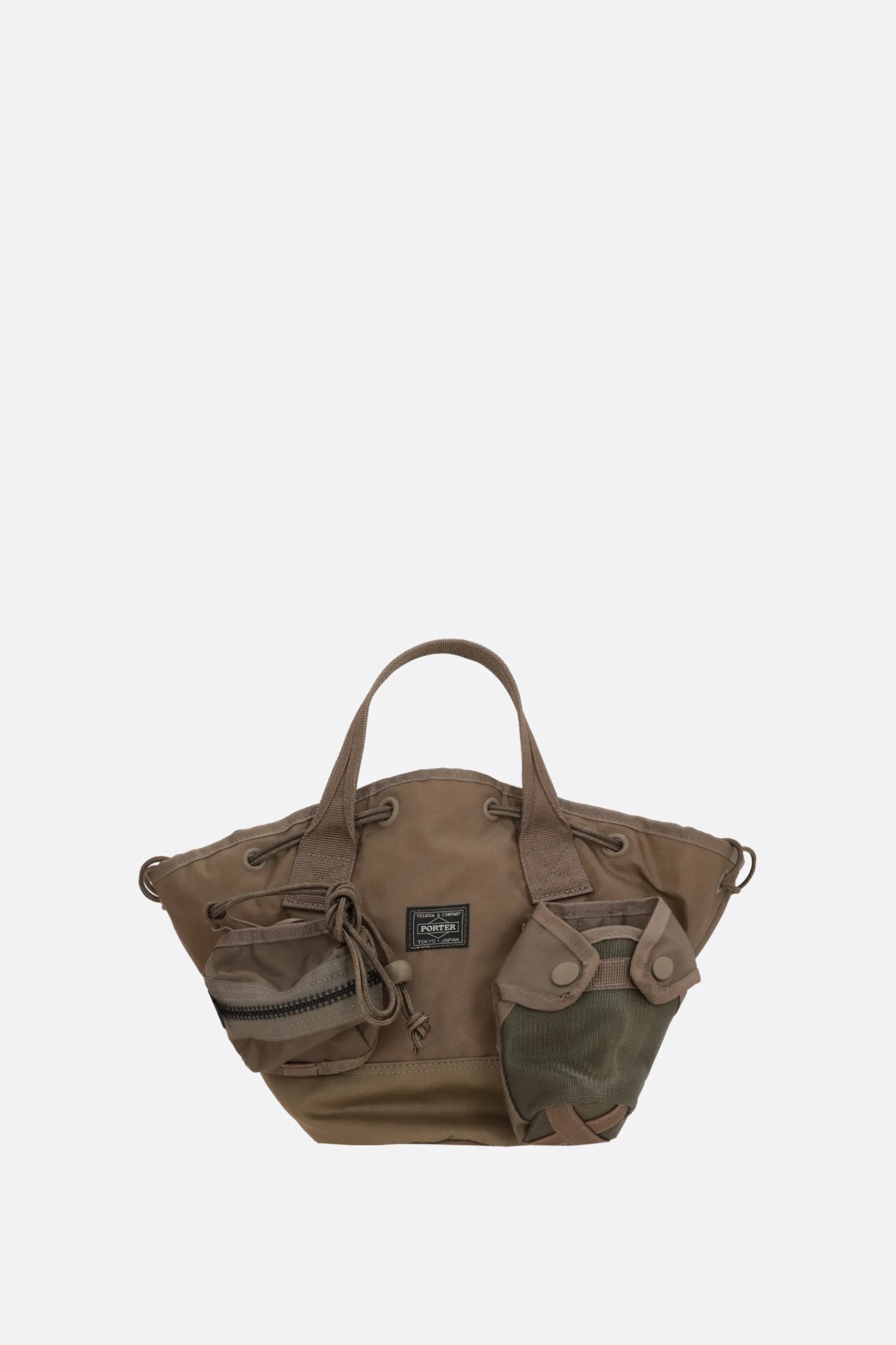 Borse A Mano>PORTER YOSHIDA & CO borsa tote Scarf in nylon Marrone