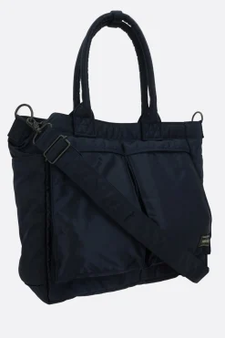 Borse A Mano>PORTER YOSHIDA & CO borsa tote Tanker large in nylon Blu