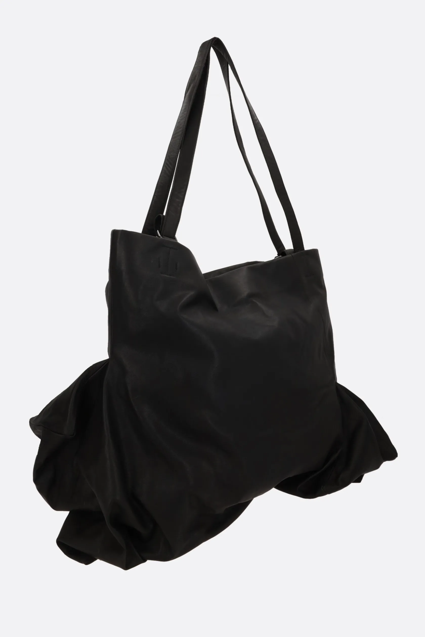 Borse A Mano>DISCORD YOHJI YAMAMOTO borsa tote Unevenness in pelle martellata Nero