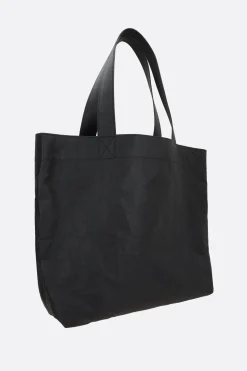 Borse A Mano>Y-3 borsa tote in pelle con pieghe Nero