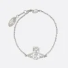 Gioielli>VIVIENNE WESTWOOD bracciale Ariella in ottone con cristalli Multicolor