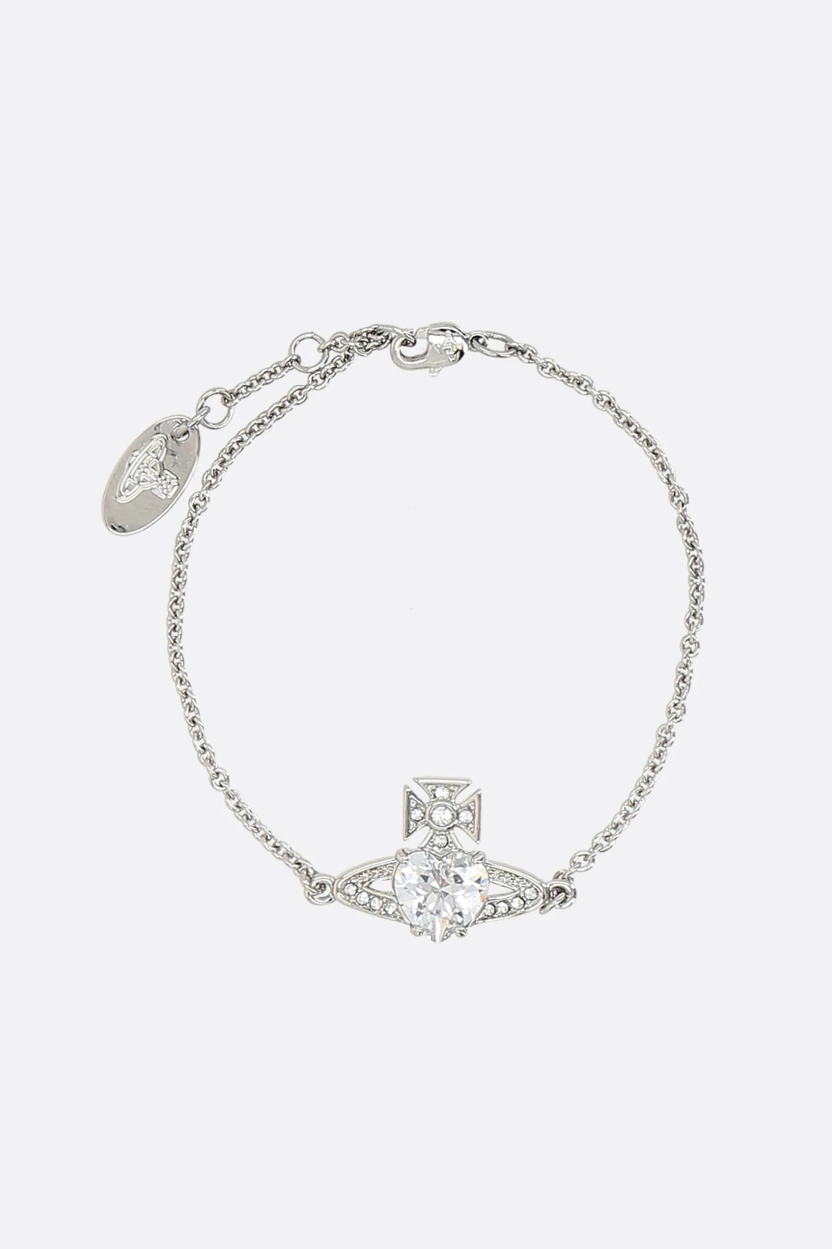 Gioielli>VIVIENNE WESTWOOD bracciale Ariella in ottone con cristalli Multicolor
