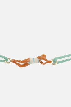 Gioielli>ALIITA bracciale Nadadora Completo in corda e oro giallo Multicolor