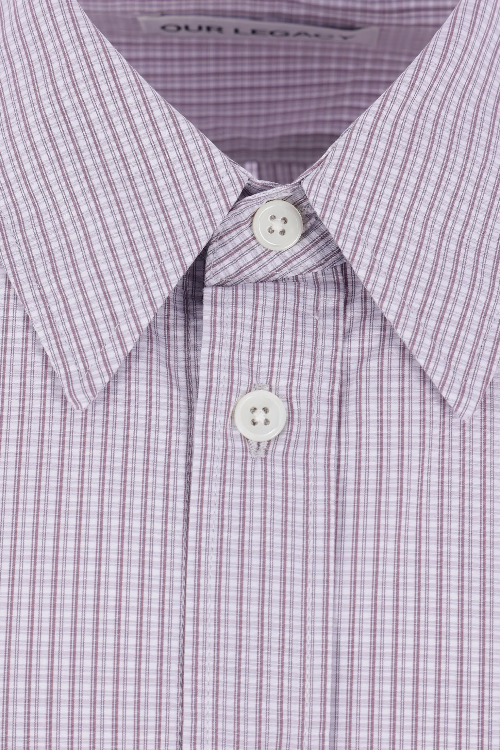 Topwear>OUR LEGACY camicia Beyond Bd in popeline check Multicolor