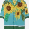 Topwear>CRAIG GREEN camicia bowling oversize Towel in popeline Verde
