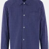 Topwear>OUR LEGACY camicia Box in cotone tecnico a quadri Blu