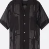 Topwear>MAGLIANO camicia Broken Guayabera in cotone Nero