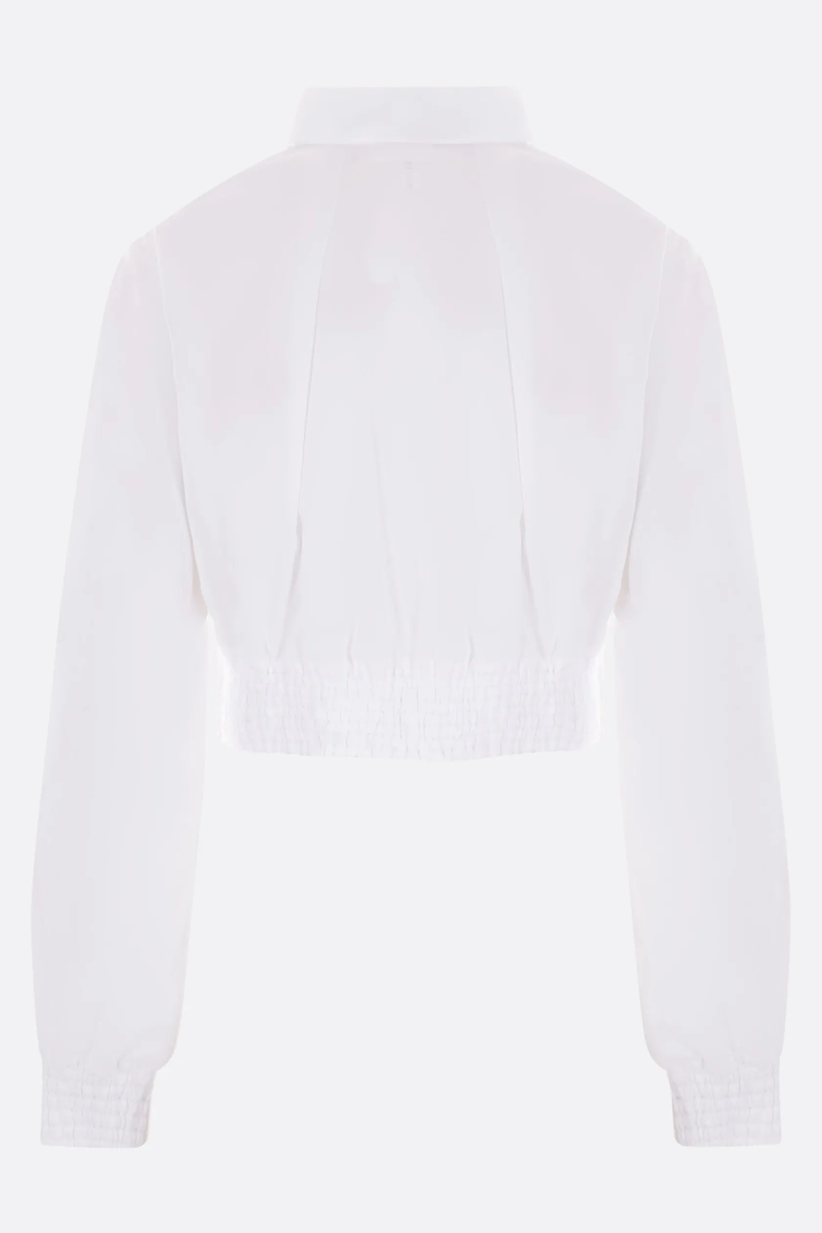 Topwear>NOIR KEI NINOMIYA camicia cropped in popeline Bianco