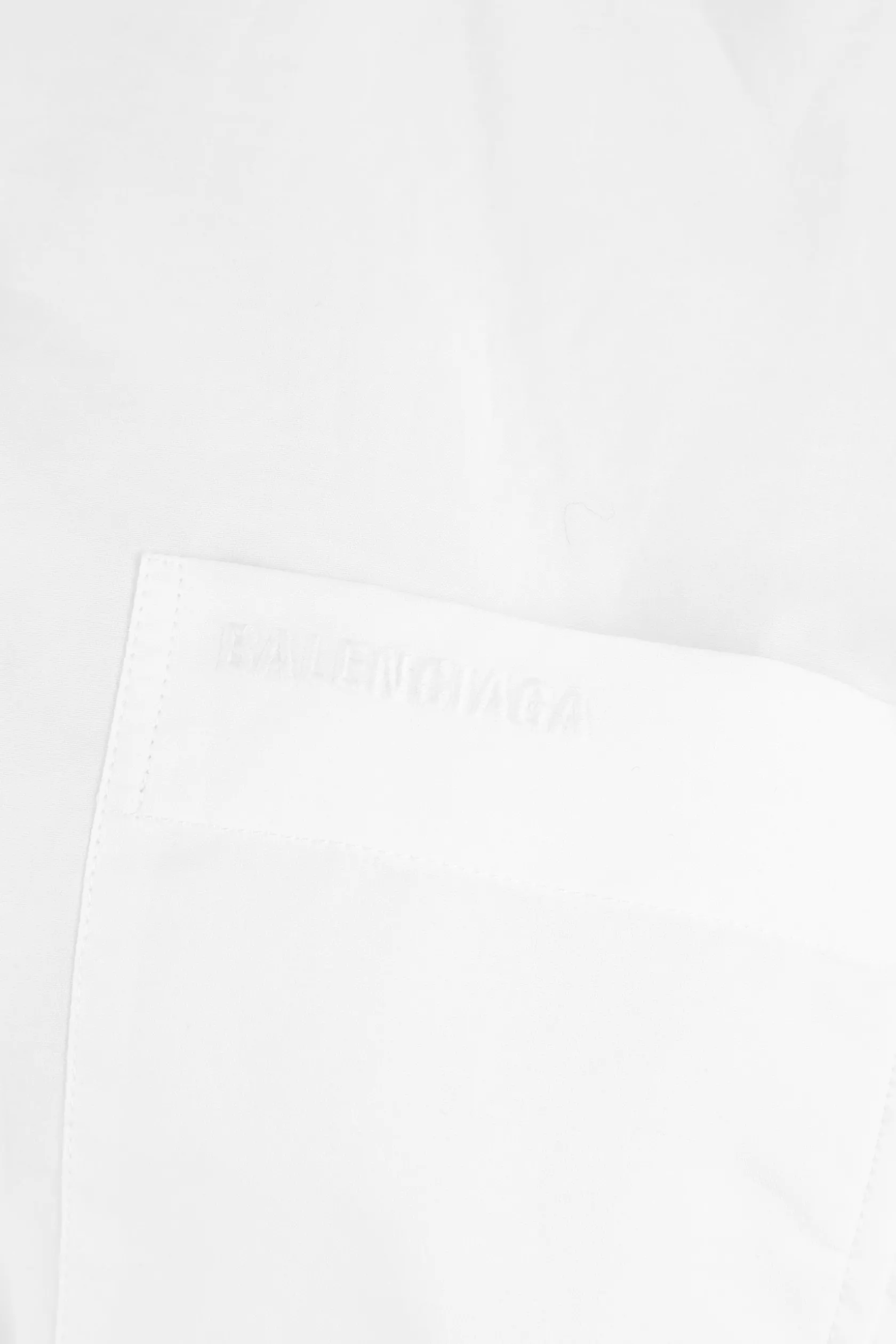 Topwear>BALENCIAGA camicia Cut-Up in popeline Bianco