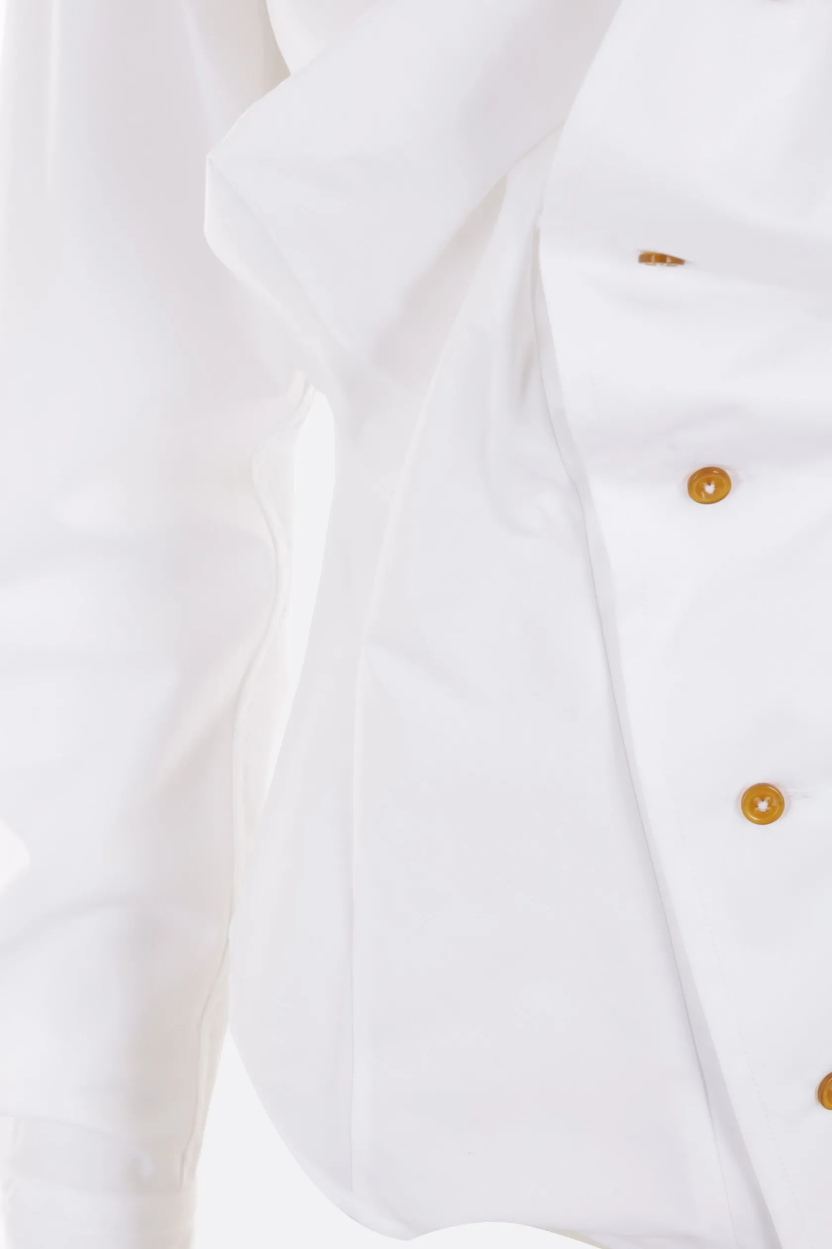 Topwear>VIVIENNE WESTWOOD camicia Drunken in cotone Bianco