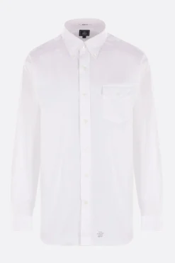 Topwear>J.PRESS camicia in cotone Oxford Bianco