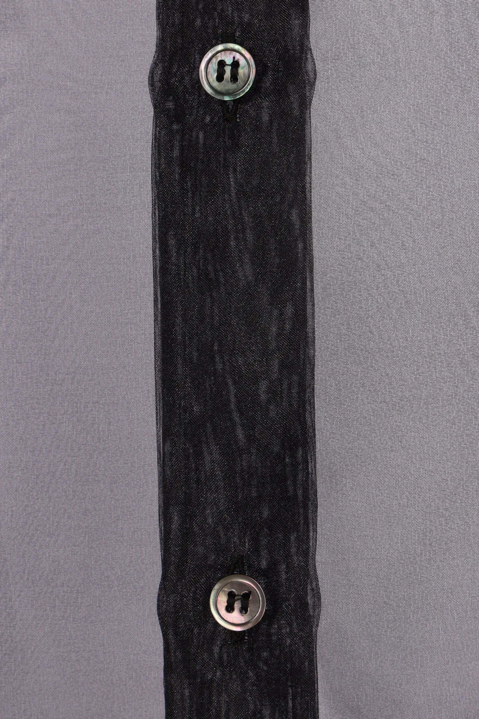 Topwear>COMME DES GARÇONS camicia in organza Nero