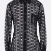 Topwear>COMME DES GARÇONS camicia in pizzo Nero