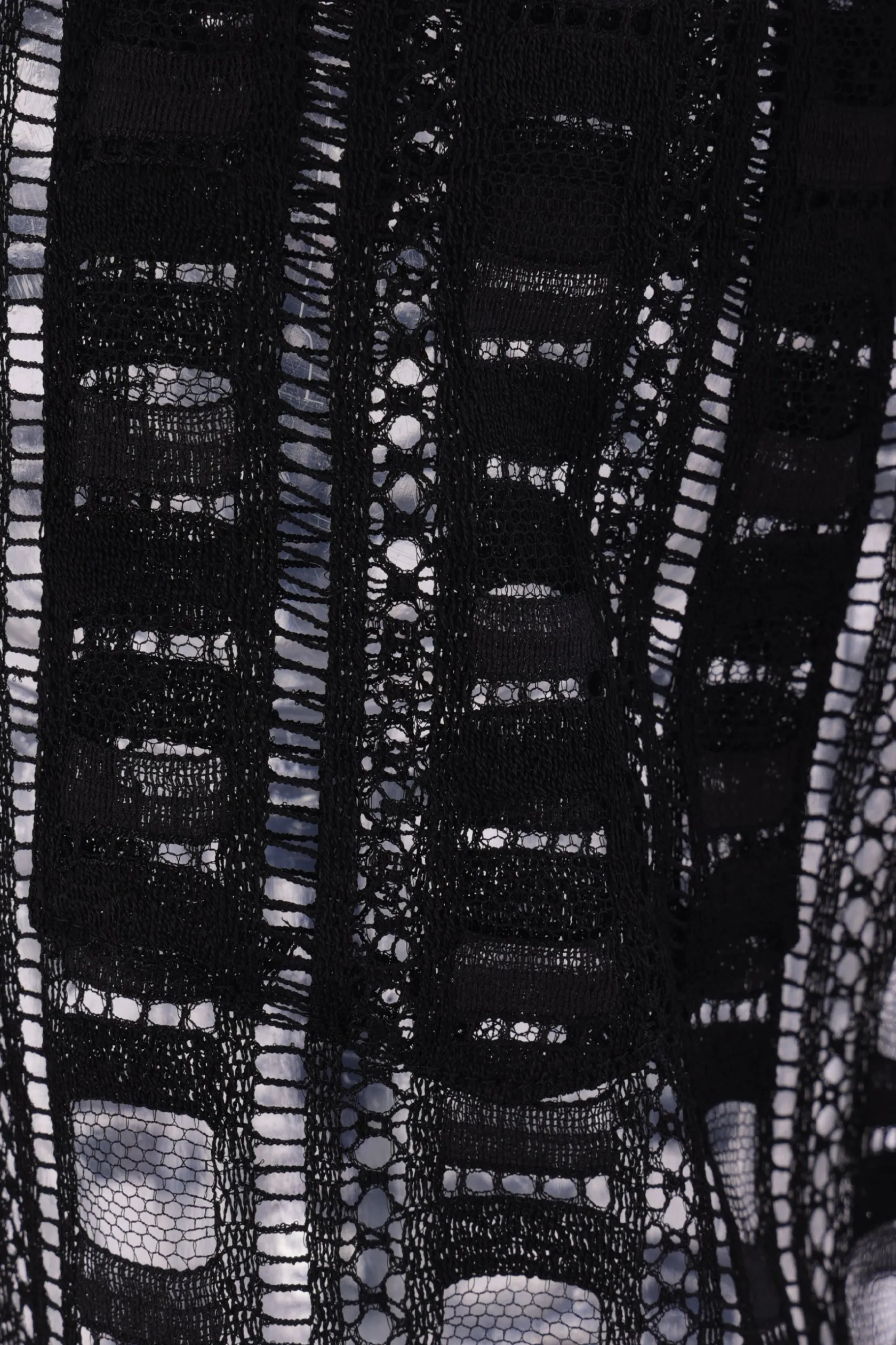 Topwear>COMME DES GARÇONS camicia in pizzo Nero