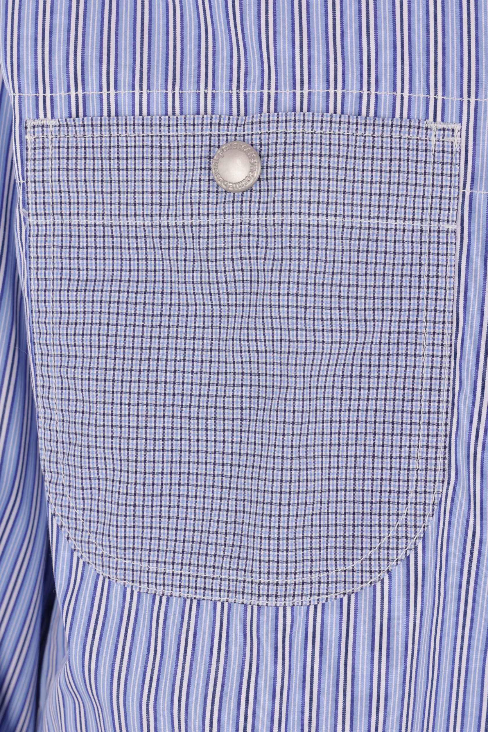 Topwear>JUNYA WATANABE MAN camicia in popeline a righe Blu