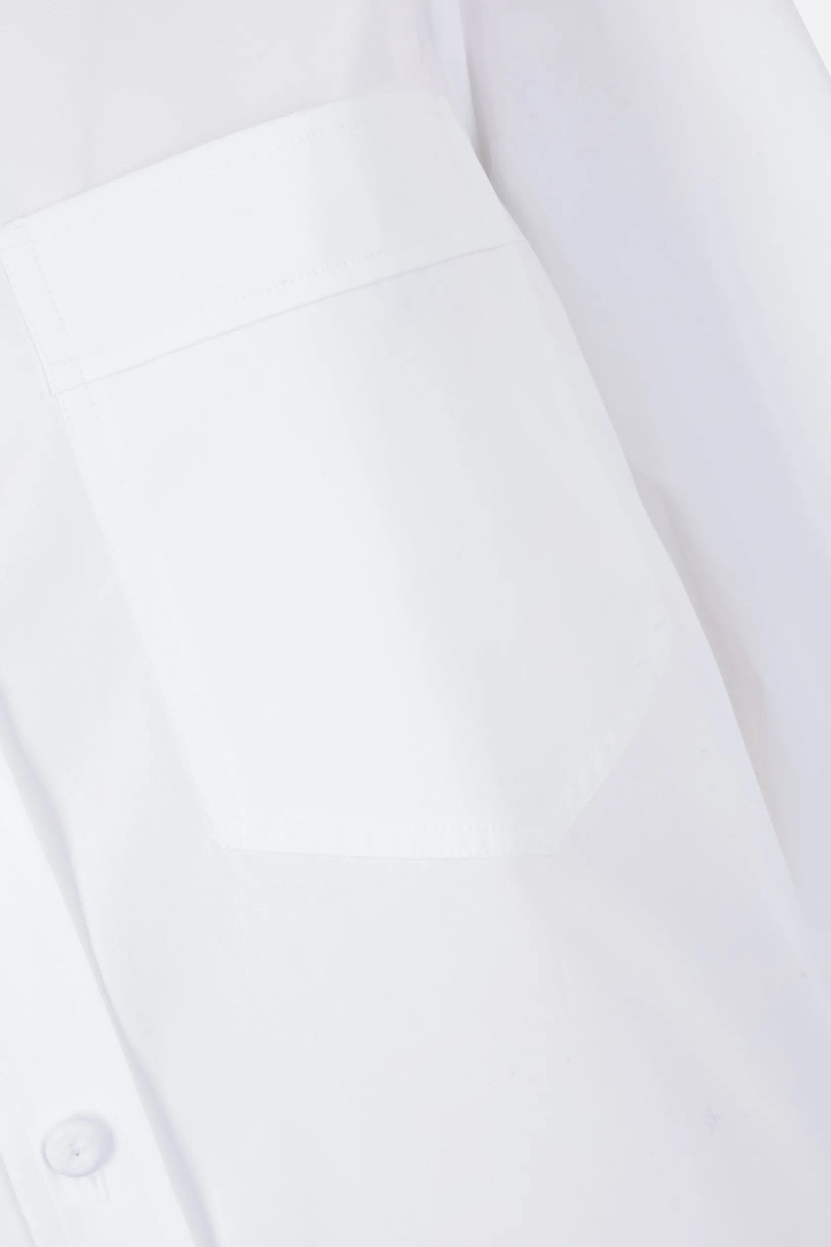 Topwear>GIORGIO ARMANI - 10 CORSO COMO camicia in popeline con gemelli in denim Bianco
