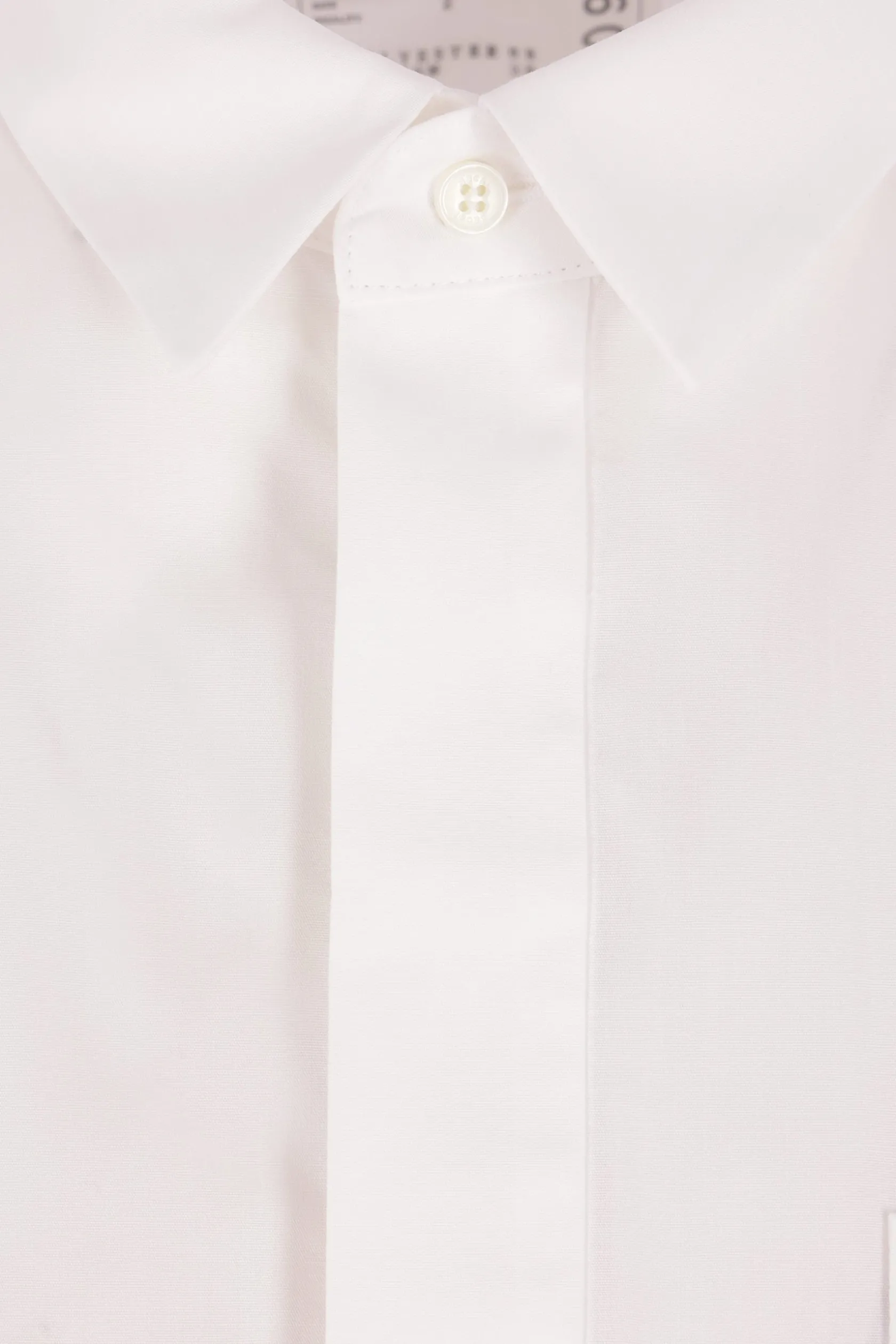 Topwear>SACAI camicia in popeline con maniche destrutturate Bianco