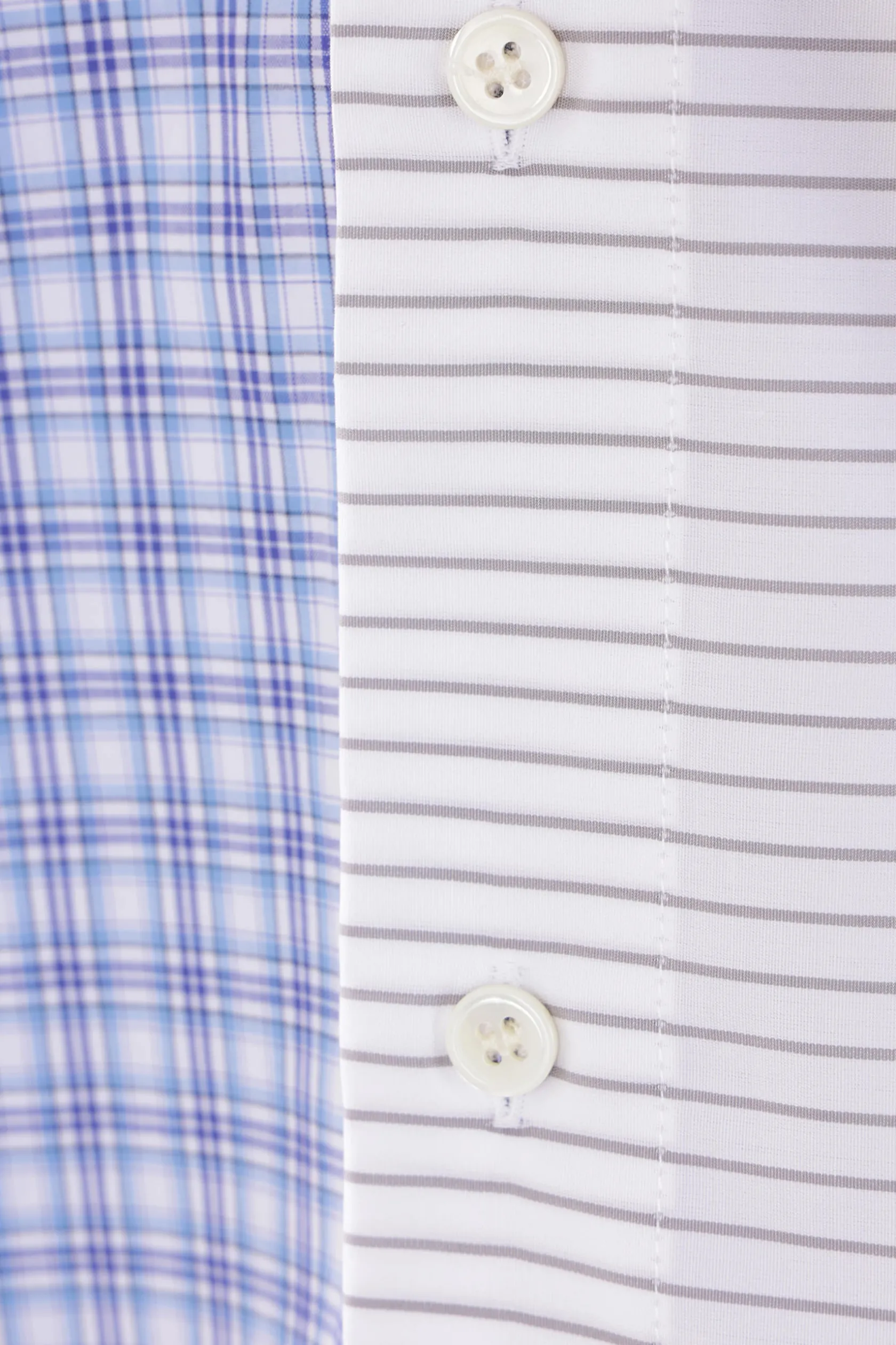 Topwear>JW ANDERSON camicia in popeline patchwork Multicolor