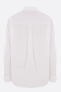 Topwear>YOHJI YAMAMOTO camicia in popeline stampato Bianco
