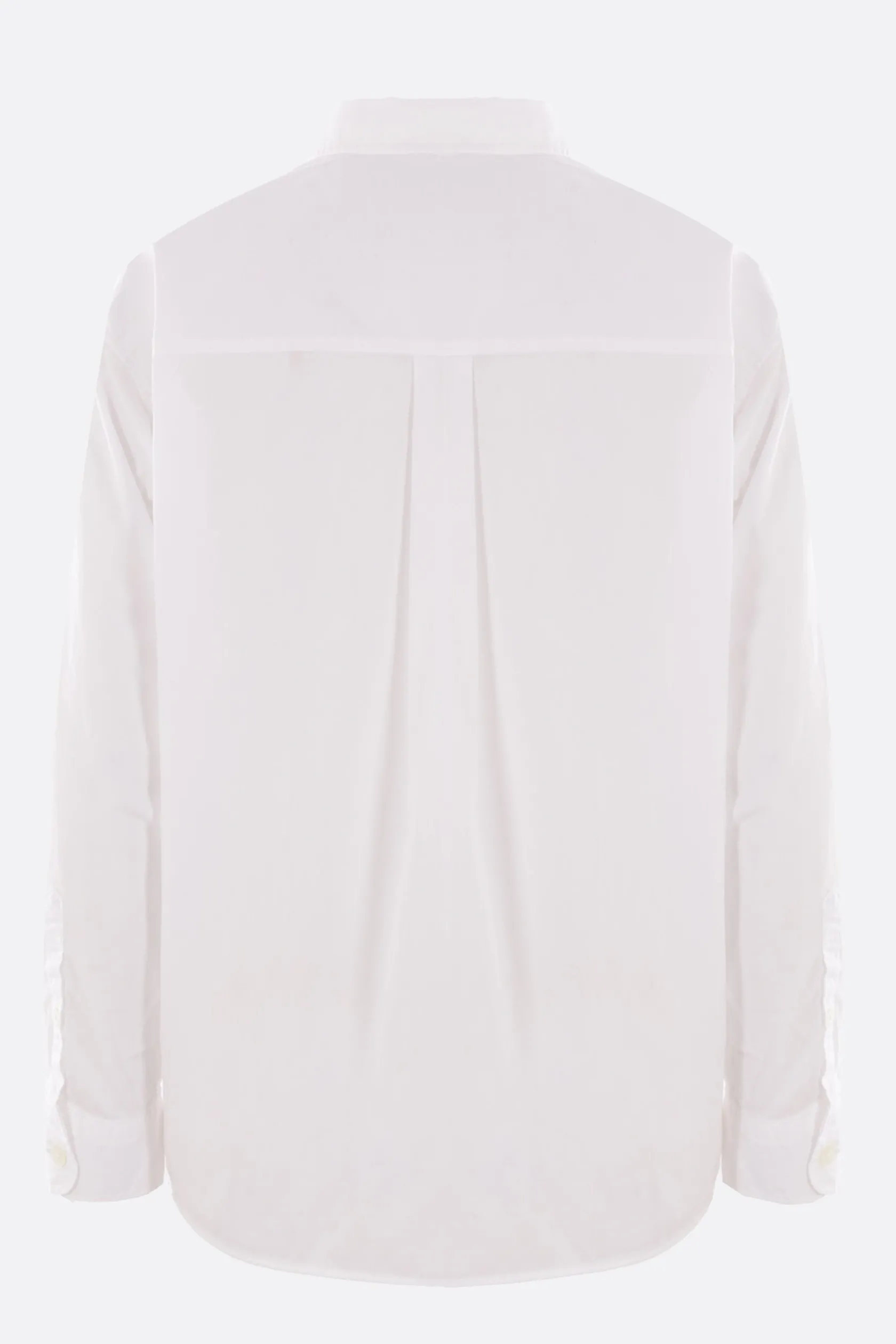 Topwear>YOHJI YAMAMOTO camicia in popeline stampato Bianco