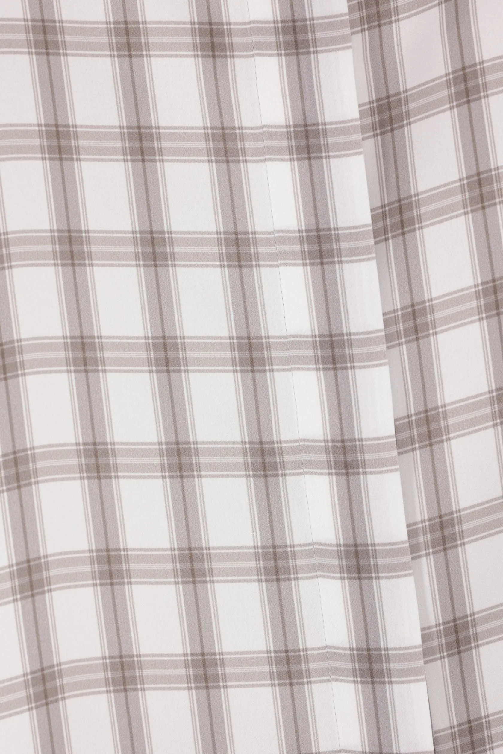 Topwear>LOEWE camicia in raso a quadri Bianco