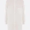 Topwear>YOHJI YAMAMOTO camicia in rayon con spacchi Bianco