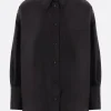 Topwear>ALBERTO BIANI camicia in taffetà Nero