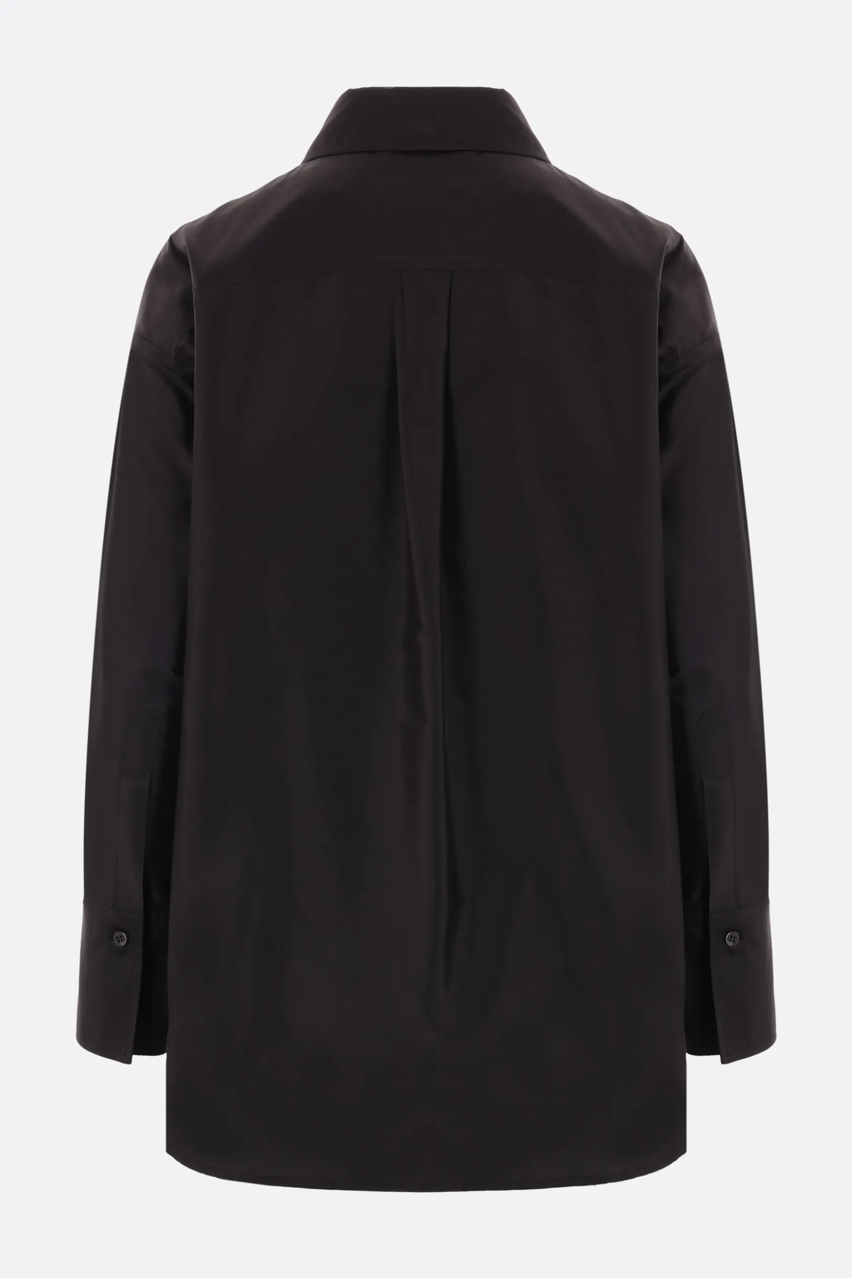 Topwear>ALBERTO BIANI camicia in taffetà Nero