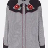 Topwear>MOLLY GODDARD camicia Meredith in cotone Gingham Multicolor