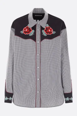 Topwear>MOLLY GODDARD camicia Meredith in cotone Gingham Multicolor