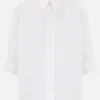 Topwear>JIL SANDER camicia oversize in popeline Bianco