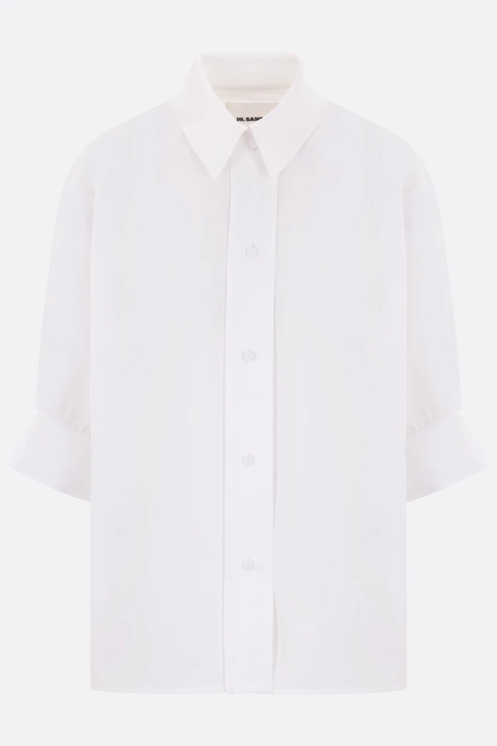 Topwear>JIL SANDER camicia oversize in popeline Bianco